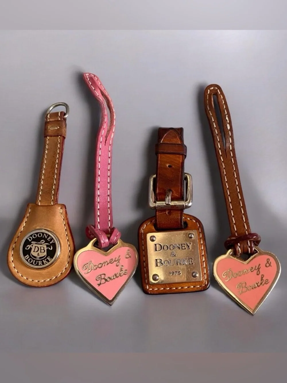 Vintage Dooney & Bourke handbag hangtags and Keyring(AS IS) - Picture 1 of 5